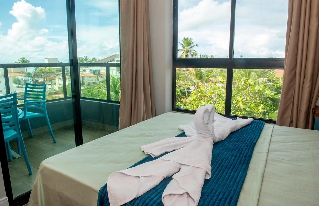 Apto com vista para o mar, Rooftop com piscina&sauna em Porto de Galinhas-1