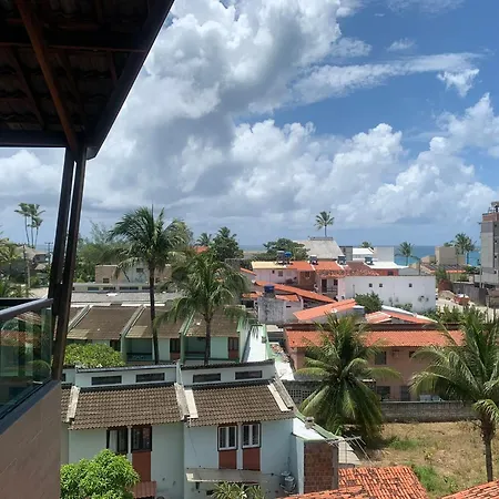 Apto com vista para o mar, Rooftop com piscina&sauna em Porto de Galinhas-3
