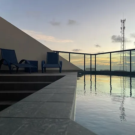 Apto com vista para o mar, Rooftop com piscina&sauna em Porto de Galinhas-2